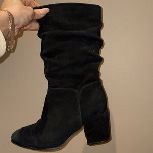 Blondo Black Heeled Boots for Women